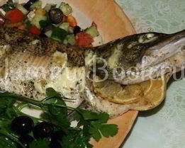 Щука запеченная в фольге