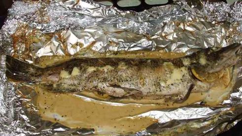 щука запеченная в фольге