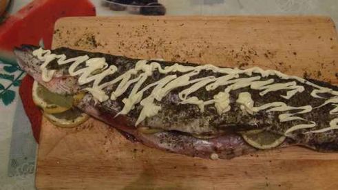 щука запеченная в фольге