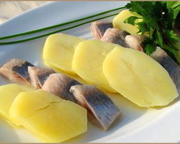 Селедка с картошкой