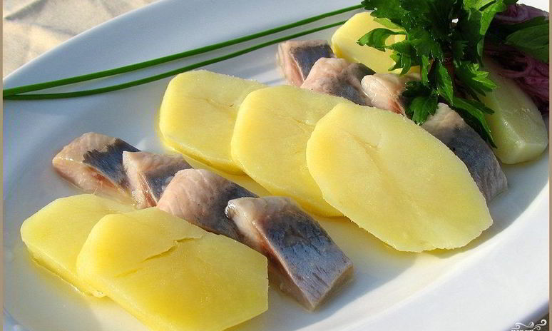 Рецепт селедки с картошкой