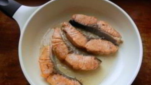 семга под соусом в духовке