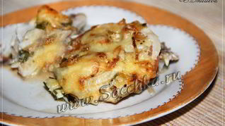 Треска под сыром