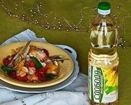 Треска с овощами