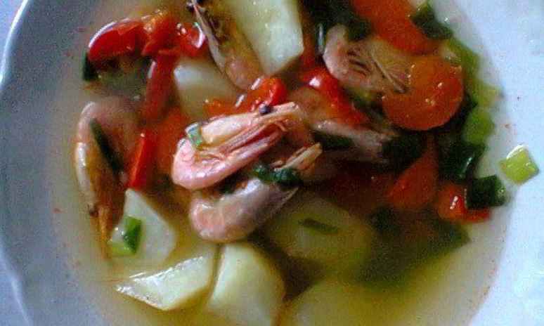 Рецепт тушеных креветок летнее настроение