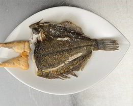 Жареная камбала