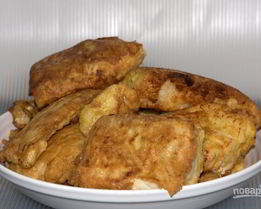 Жареное филе трески