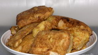 Жареное филе трески