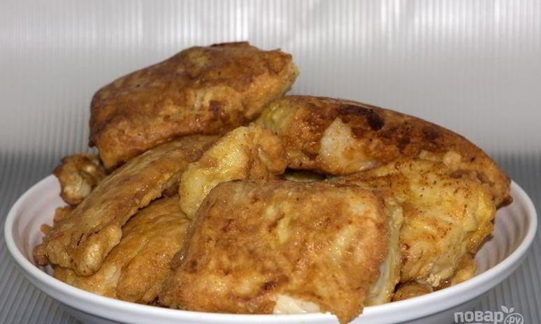 Рецепт жареного филе трески