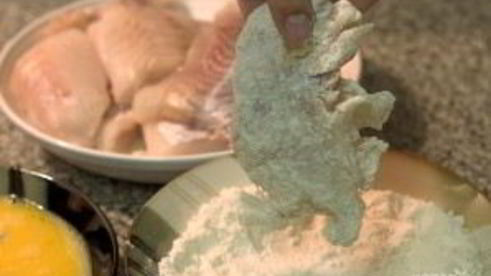 жареное филе трески