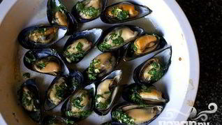 Жареные мидии