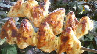 Куриный шашлык на кефире