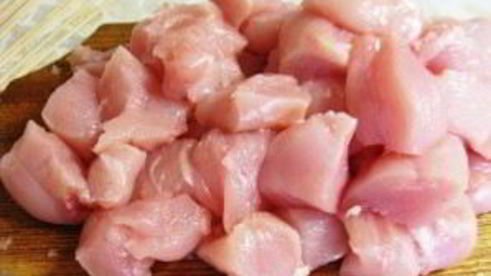 куриный шашлык в соевом маринаде с маслинами