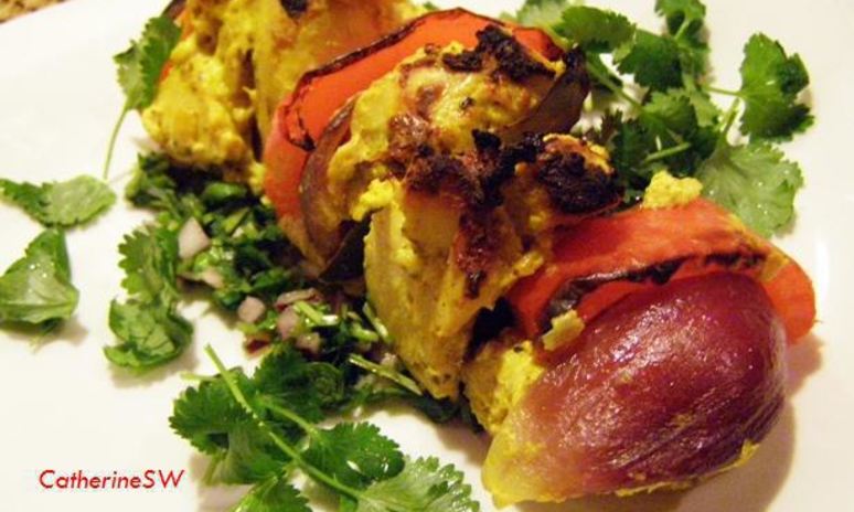 Рецепт куриных шашлычков в пряном маринаде