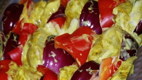 куриные шашлычки в пряном маринаде