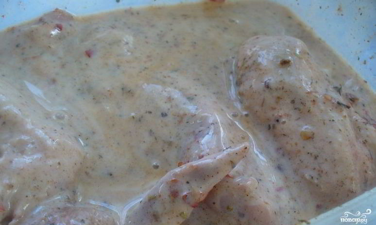 Рецепт маринада для куриного шашлыка на кефире