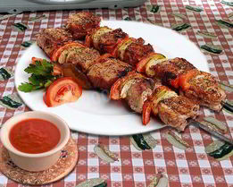 Мягкий шашлык с вином из свинины