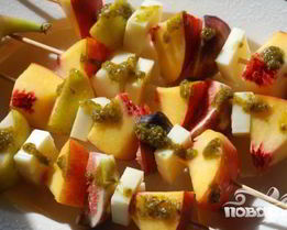 Персиковые шашлыки