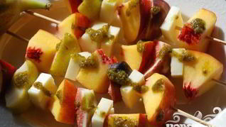 Персиковые шашлыки