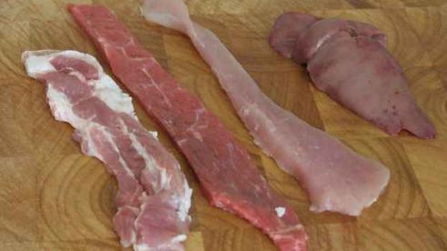 шашлычки из говядины, свинины и курицы