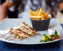 Шашлычки из куриного филе для детей