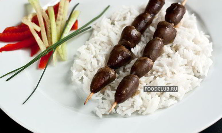 Рецепт шашлычков из куриных сердечек