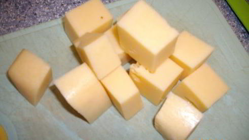 шашлычки из шампиньонов с сыром