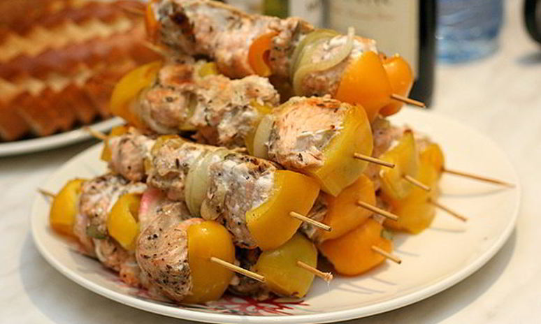 Рецепт шашлычка из рыбы