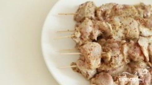 шашлык из бедра индейки