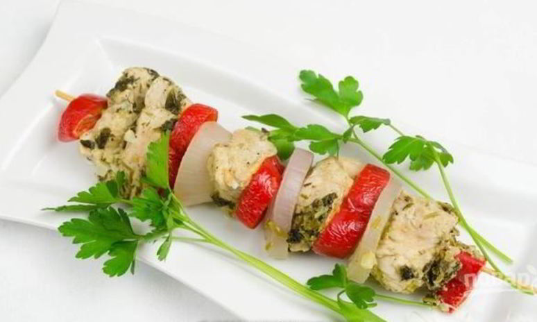 Рецепт шашлыка из индейки с горчицей