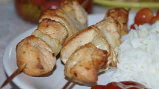 Шашлык из индейки в пиве