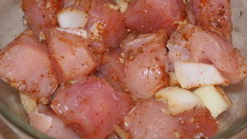 шашлык из индейки в пиве