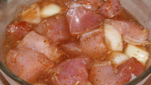 шашлык из индейки в пиве