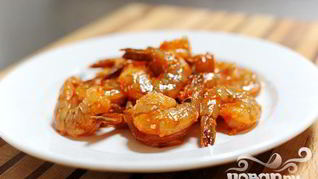 Шашлык из креветок