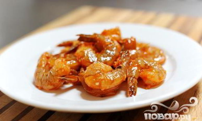 Рецепт шашлыка из креветок