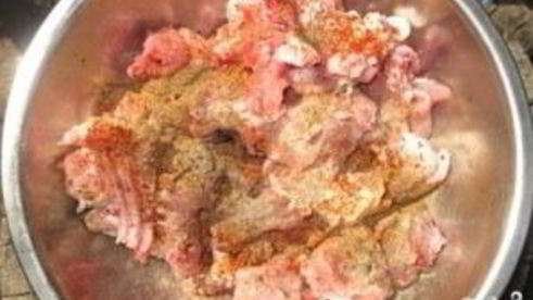 шашлык из кролика