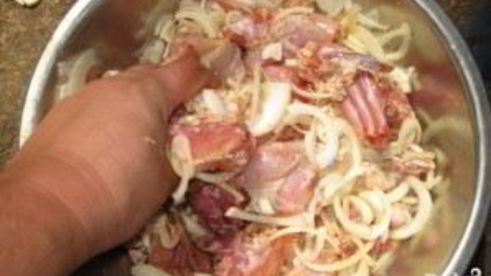 шашлык из кролика