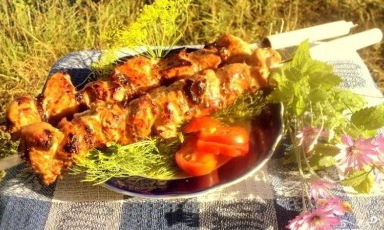 Рецепт шашлыка из куриного филе