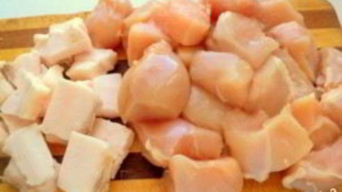 шашлык из куриного филе