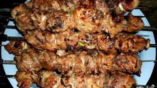 Шашлык из куриной голени