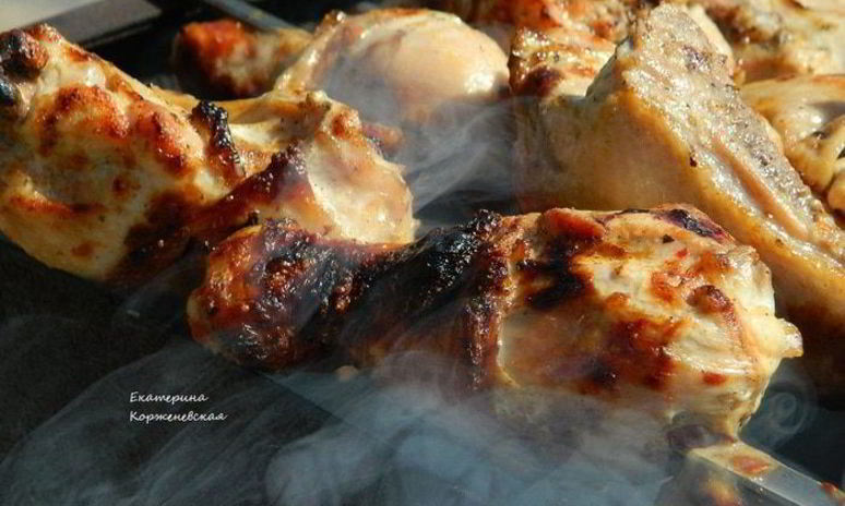 Рецепт шашлыка из курицы на пиве