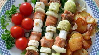 Шашлык из лосося