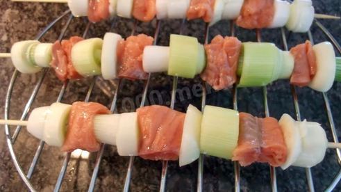 шашлык из лосося