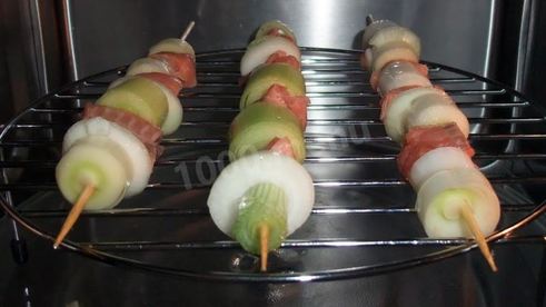 шашлык из лосося