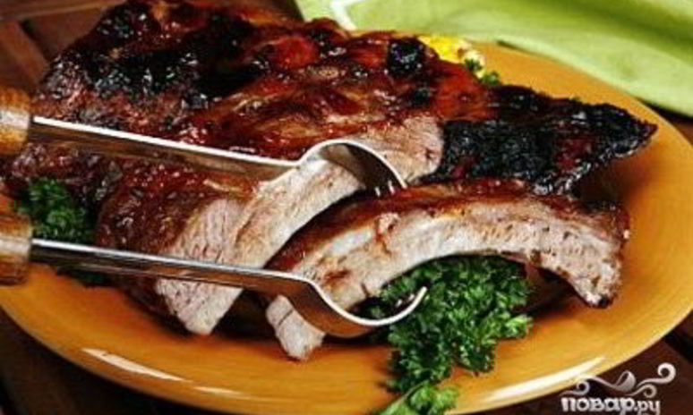 Рецепт шашлыка из ребрышек свинины
