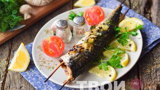 Шашлык из скумбрии