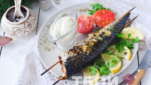 шашлык из скумбрии