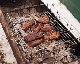 Шашлык из страуса