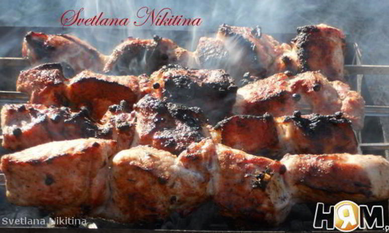 Рецепт шашлыка из свинины на минеральной воде