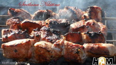 шашлык из свинины на минеральной воде